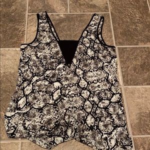 Snakeskin tank top